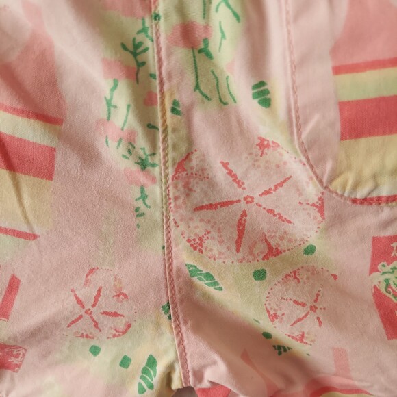 Lilly Pulitzer Shorts Swimsuit Print Pink Elastic Waistband Size 3T - Picture 8 of 11